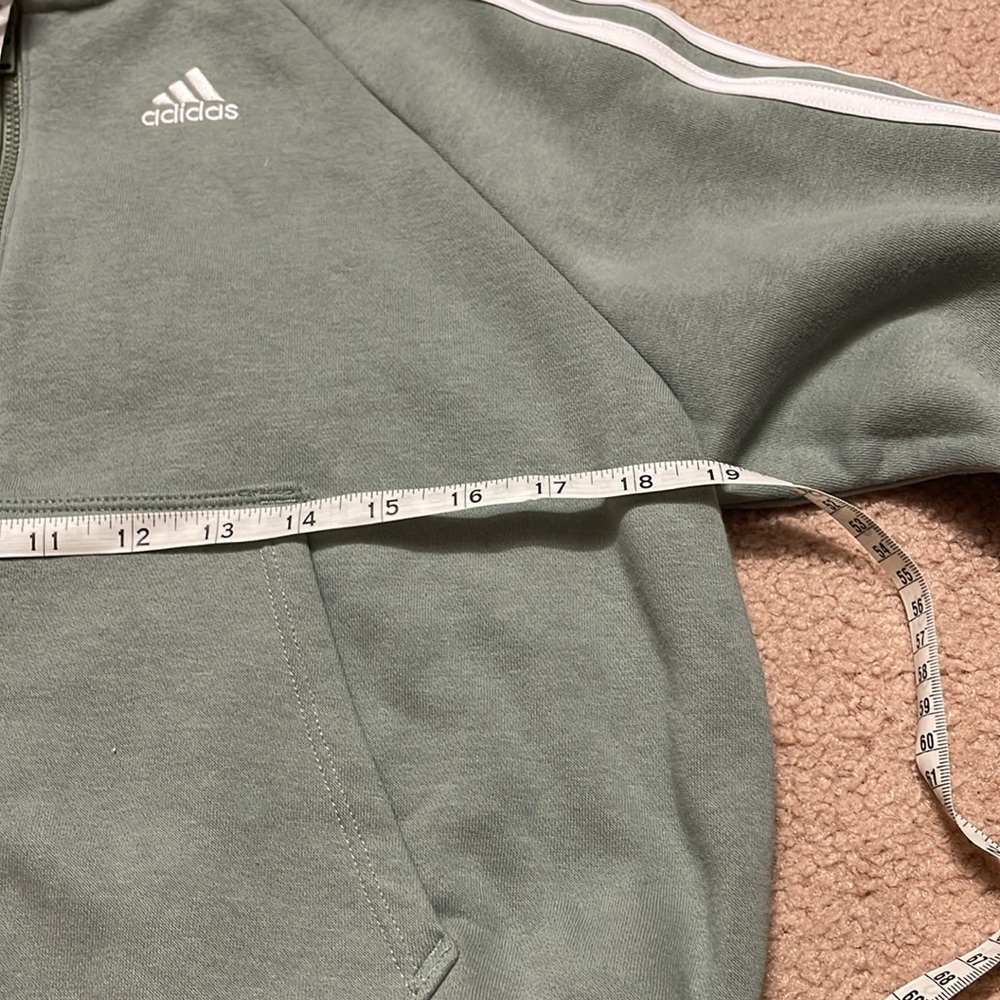 Adidas Kids Green Hoodie( size:L 14) - Picture 7 of 8